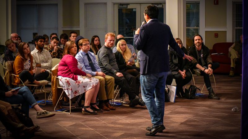 Andrew Yang Henniker, NH town hall meeting